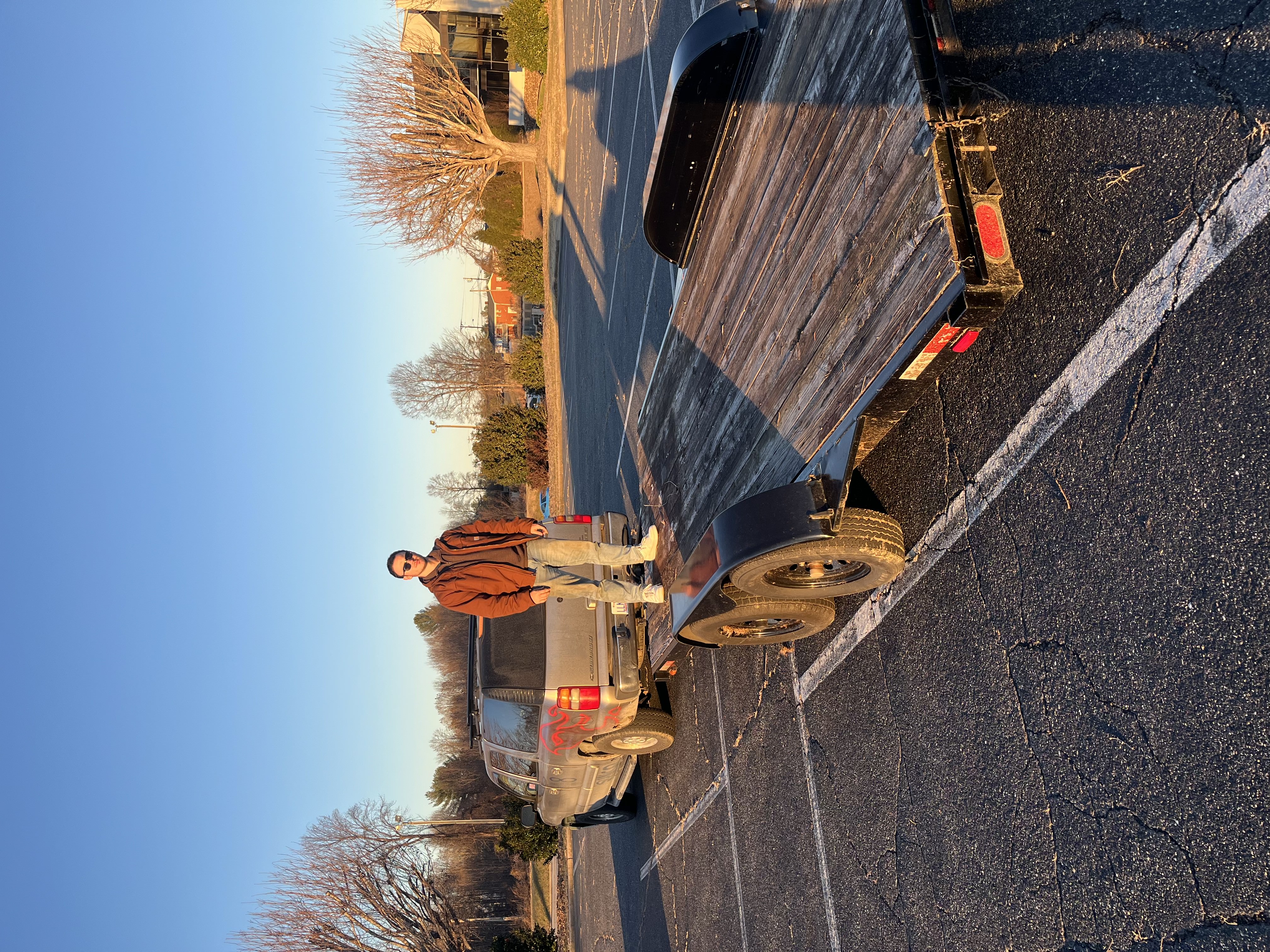 Professional vehicle transport trailer